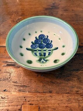 M.A. Hadley Bouquet Pottery Serving Bowl